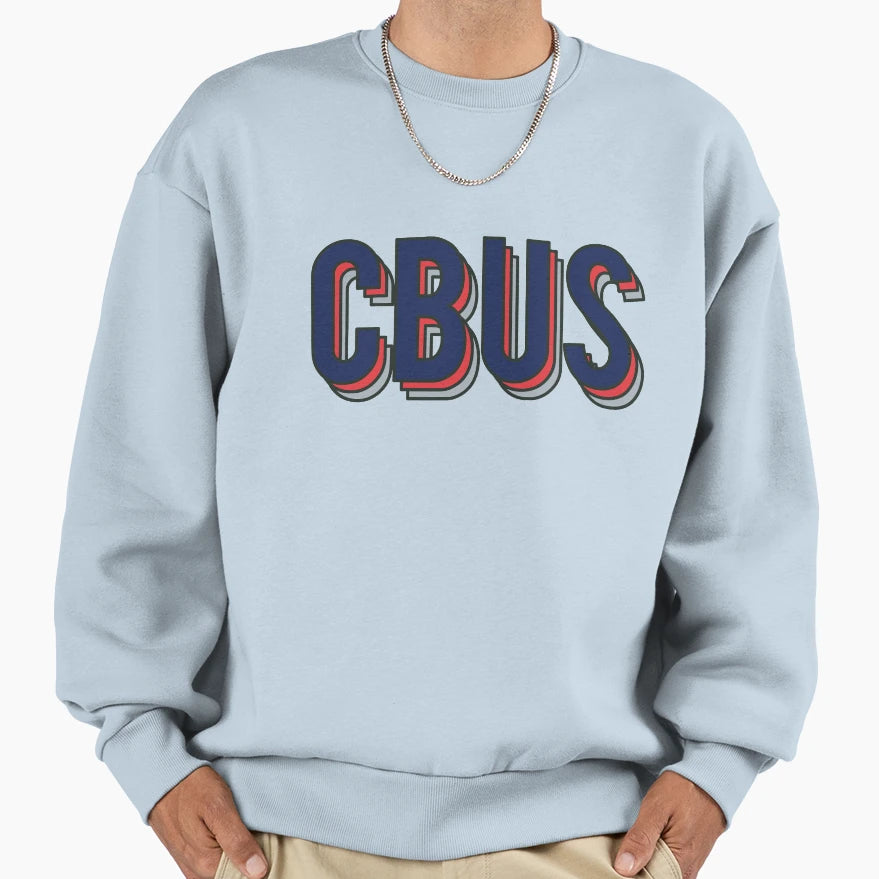 Cbus Blue Jackets Theme Sweatshirt - Casual Everyday Wear Unisex - T-Shirt, Sweatshirt, Hoodie