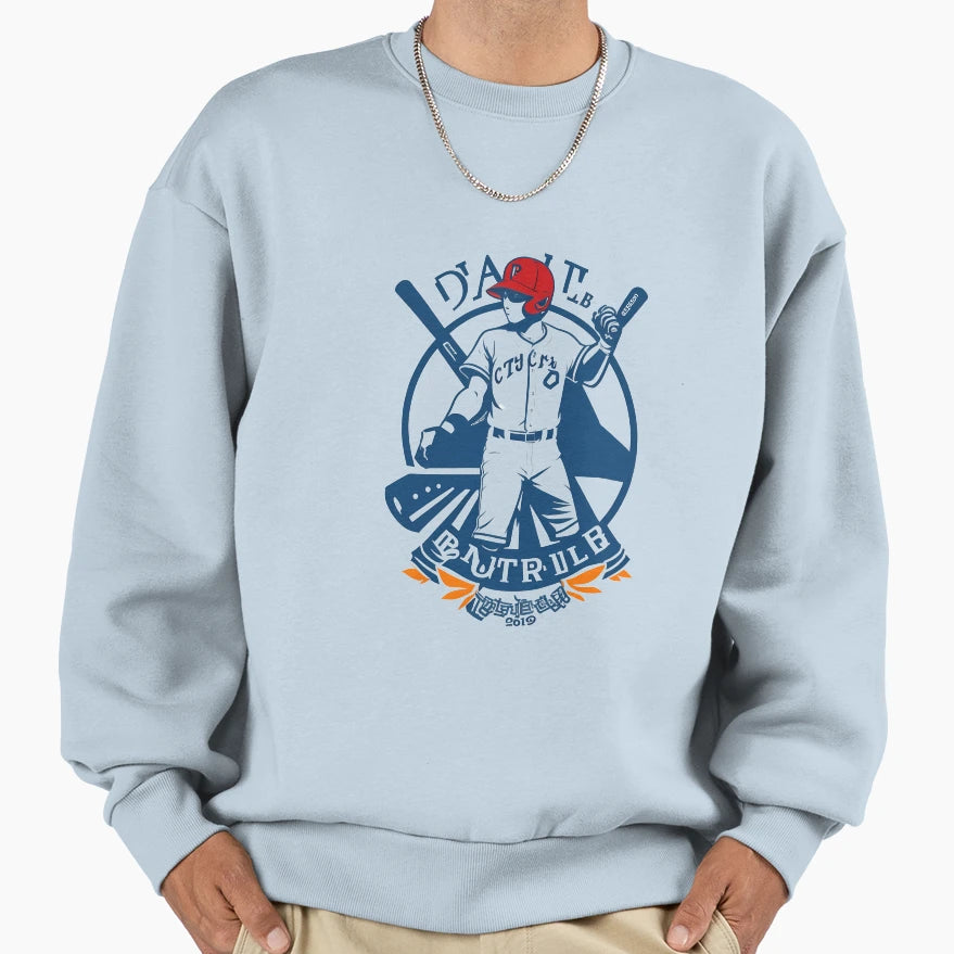 Baseball Sweatshirt - Novelty Apparel for Adults - T-Shirt, Sweatshirt, Hoodie