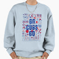 Go Cubs Go Art T-Shirt - Minimalist Print Unisex - T-Shirt, Sweatshirt, Hoodie