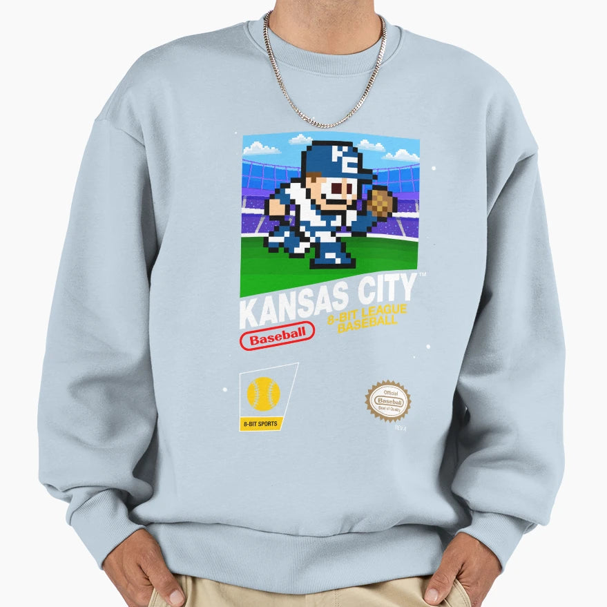 Kansas City 8 Bit Videogame Sweatshirt - Casual Everyday Wear for Adults - T-Shirt, Sweatshirt, Hoodie