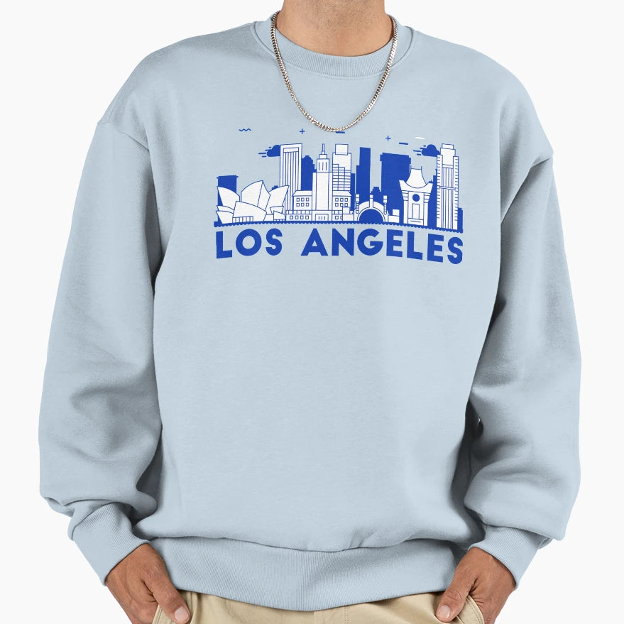 Los Angeles Sweatshirt - Custom Art Print for Adults - T-Shirt, Sweatshirt, Hoodie