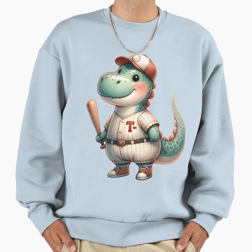Funny Animals Baseball Graphics Sweatshirt - Graphic Print for Adults - T-Shirt, Sweatshirt, Hoodie