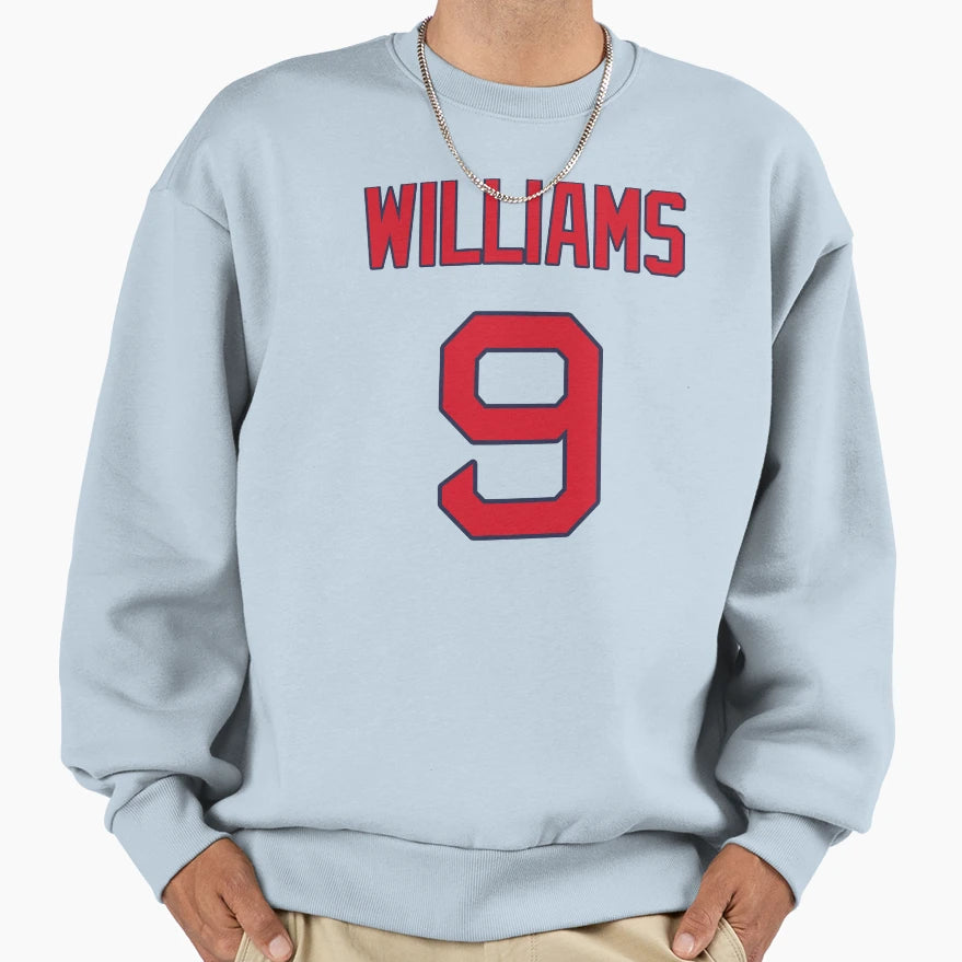 Ted Williams 9 Red Sox Sweatshirt - Streetwear Style for Adults - T-Shirt, Sweatshirt, Hoodie