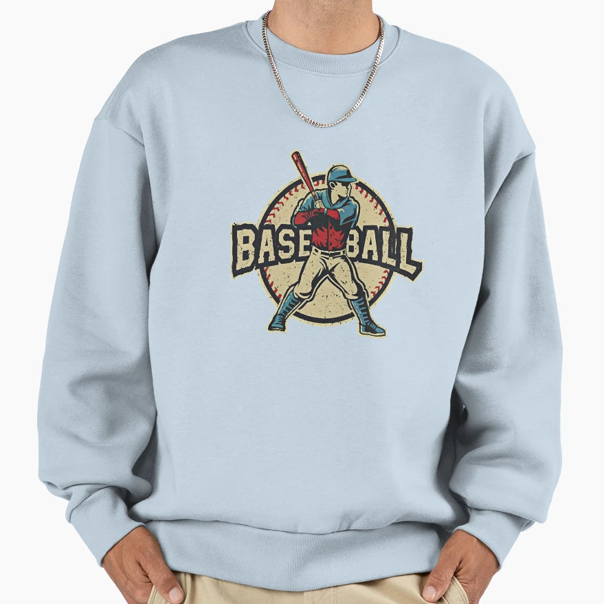 Baseball Sports Logo Sweatshirt - Unique Graphic Unisex - T-Shirt, Sweatshirt, Hoodie