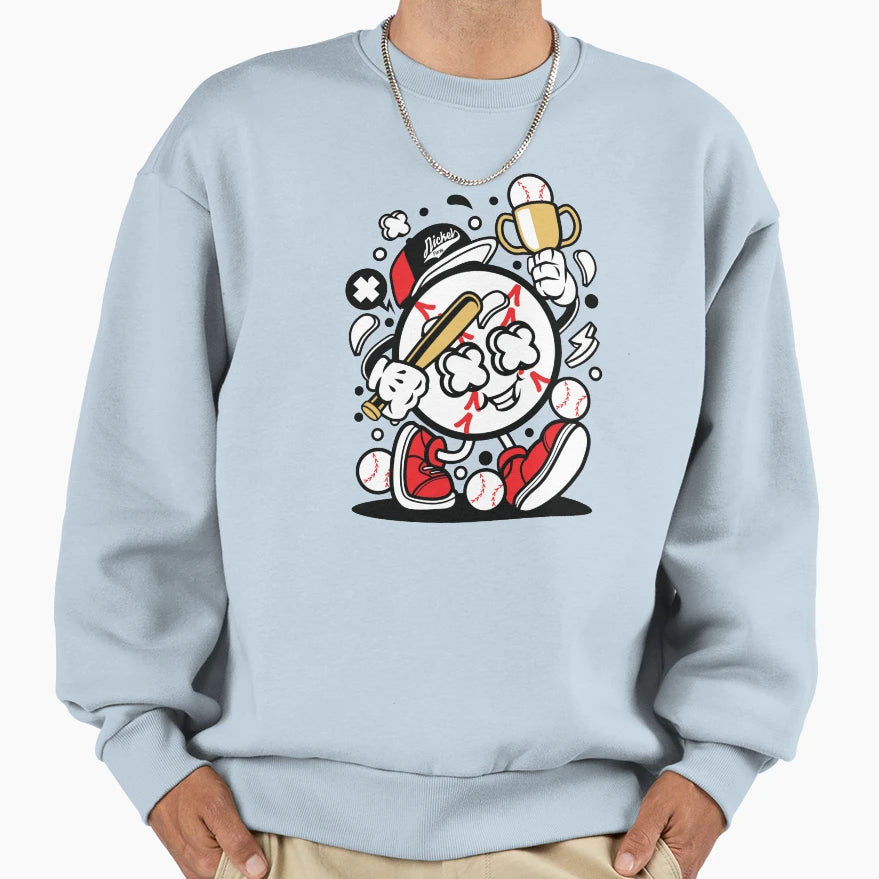 Baseball Champion Sweatshirt - Aesthetic Graphic for Adults - T-Shirt, Sweatshirt, Hoodie