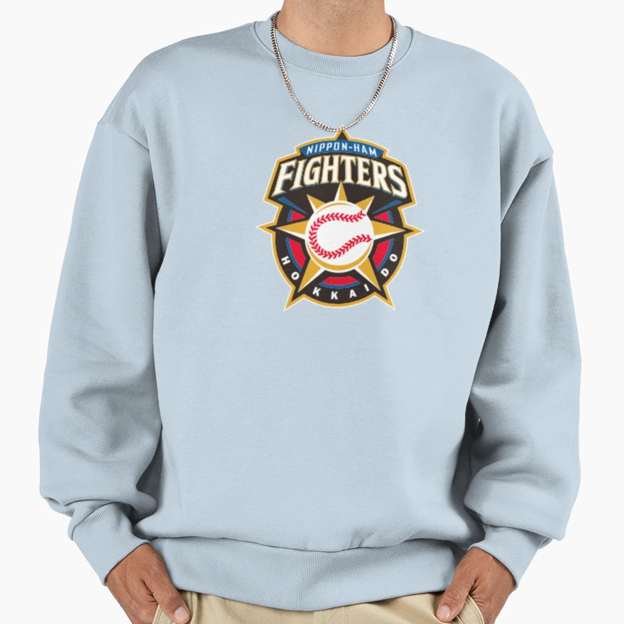 Hokkaido Nippon Ham Fighters Sweatshirt - Custom Art Print Men Women - T-Shirt, Sweatshirt, Hoodie