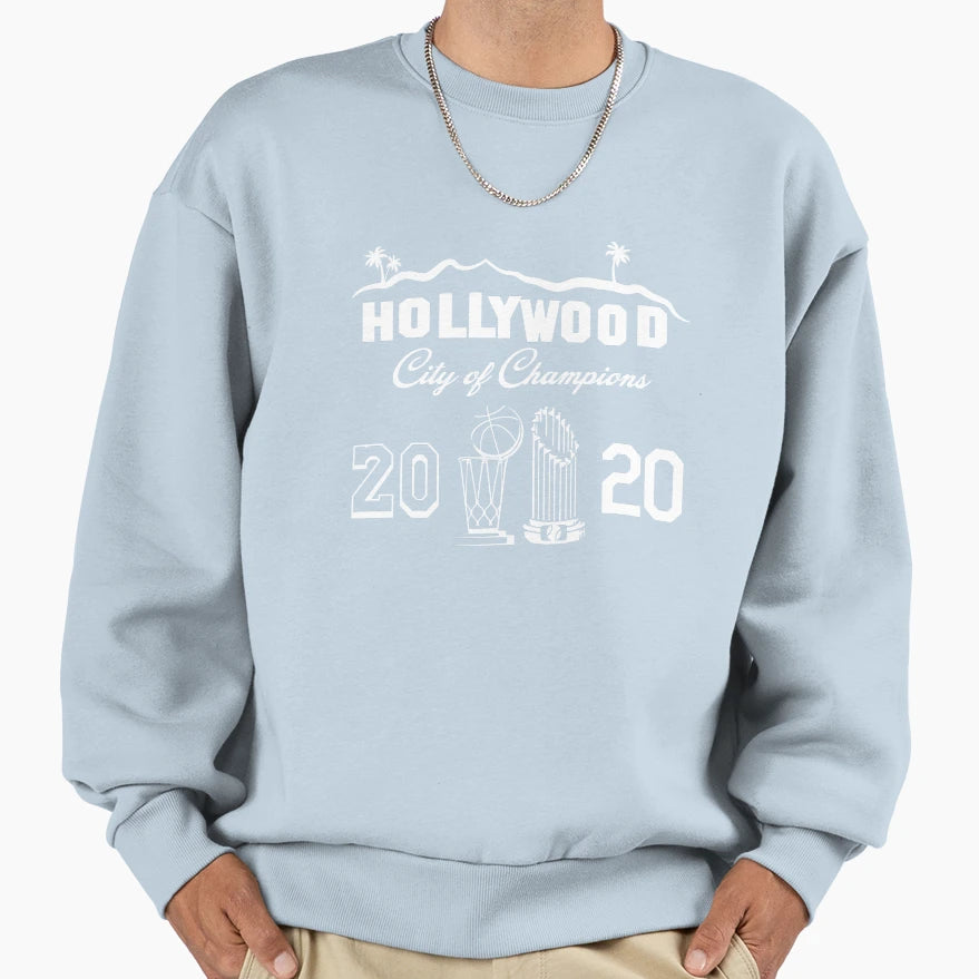 2020 La Champions City Blue Sweatshirt - Unique Graphic Men Women - T-Shirt, Sweatshirt, Hoodie