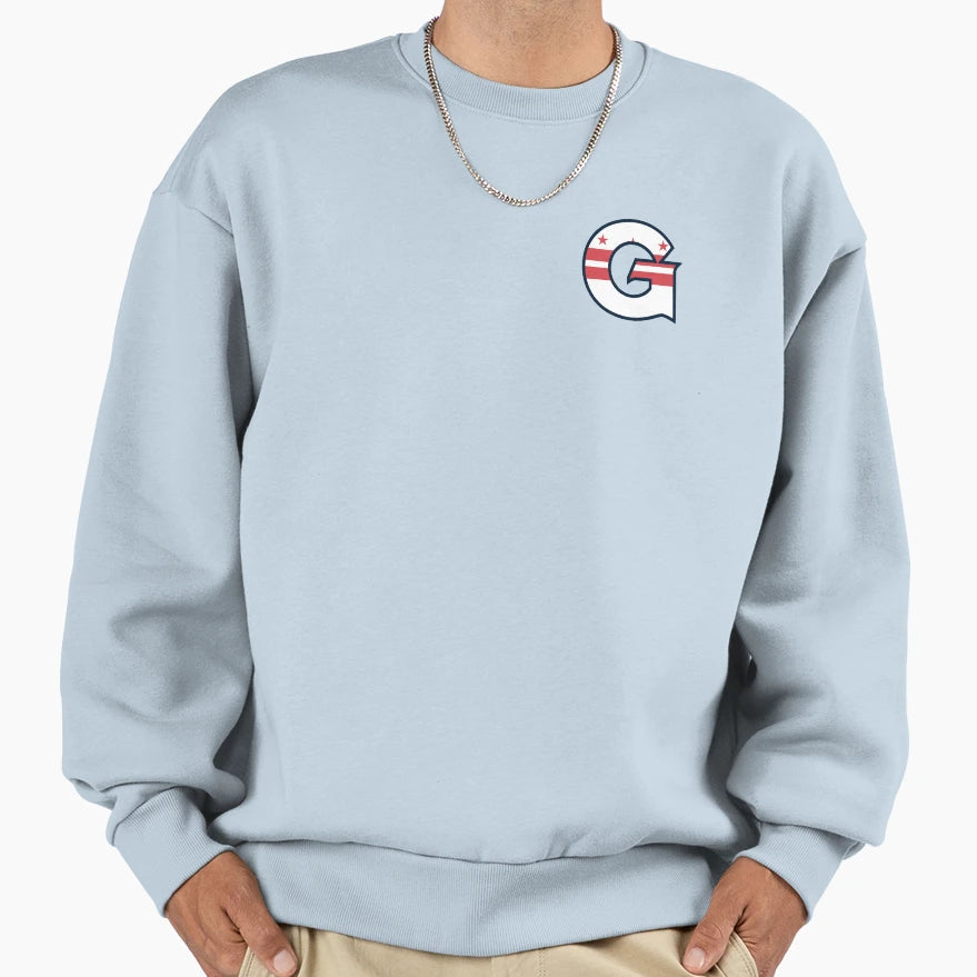 Georgetown Dc Flag Sweatshirt - Unique Graphic Men Women - T-Shirt, Sweatshirt, Hoodie