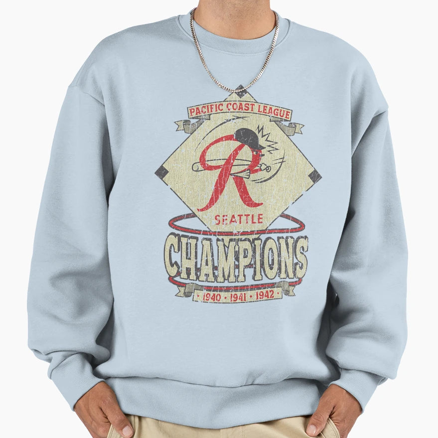 Seattle Rainiers Sweatshirt - Graphic Print for Adults - T-Shirt, Sweatshirt, Hoodie