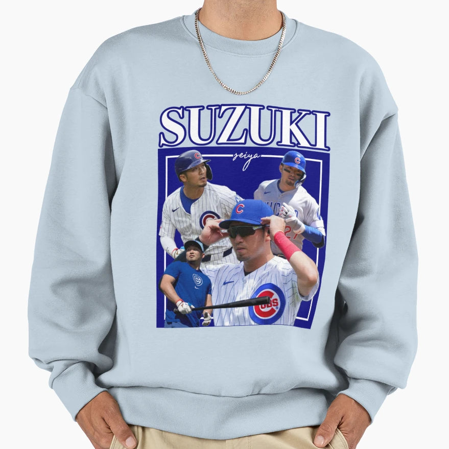 Seiya Suzuki Sweatshirt - Graphic Print for Adults - T-Shirt, Sweatshirt, Hoodie