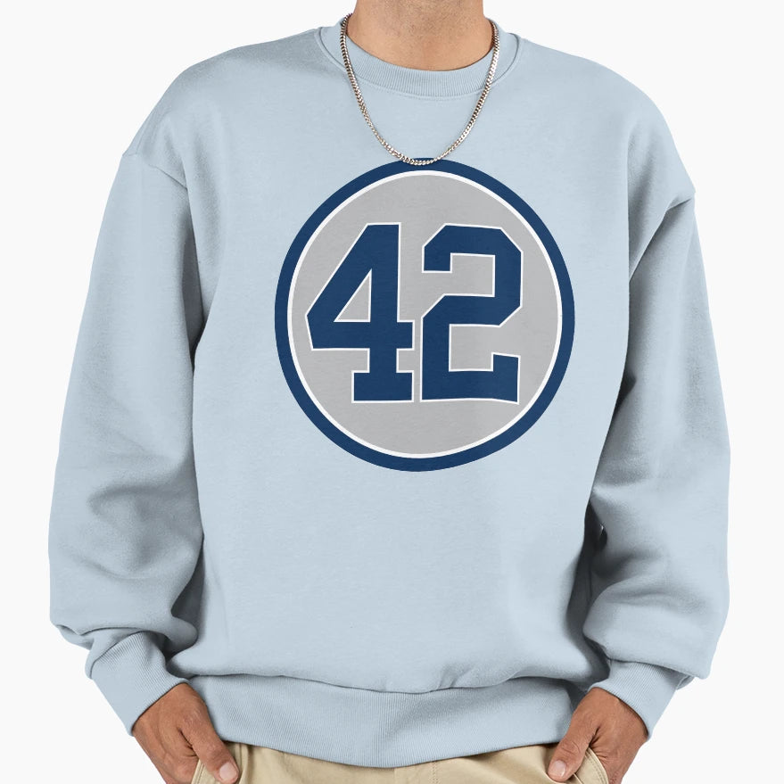 Mariano Rivera 42 Away Jersey Number Sweatshirt - Fun Novelty Design Unisex - T-Shirt, Sweatshirt, Hoodie