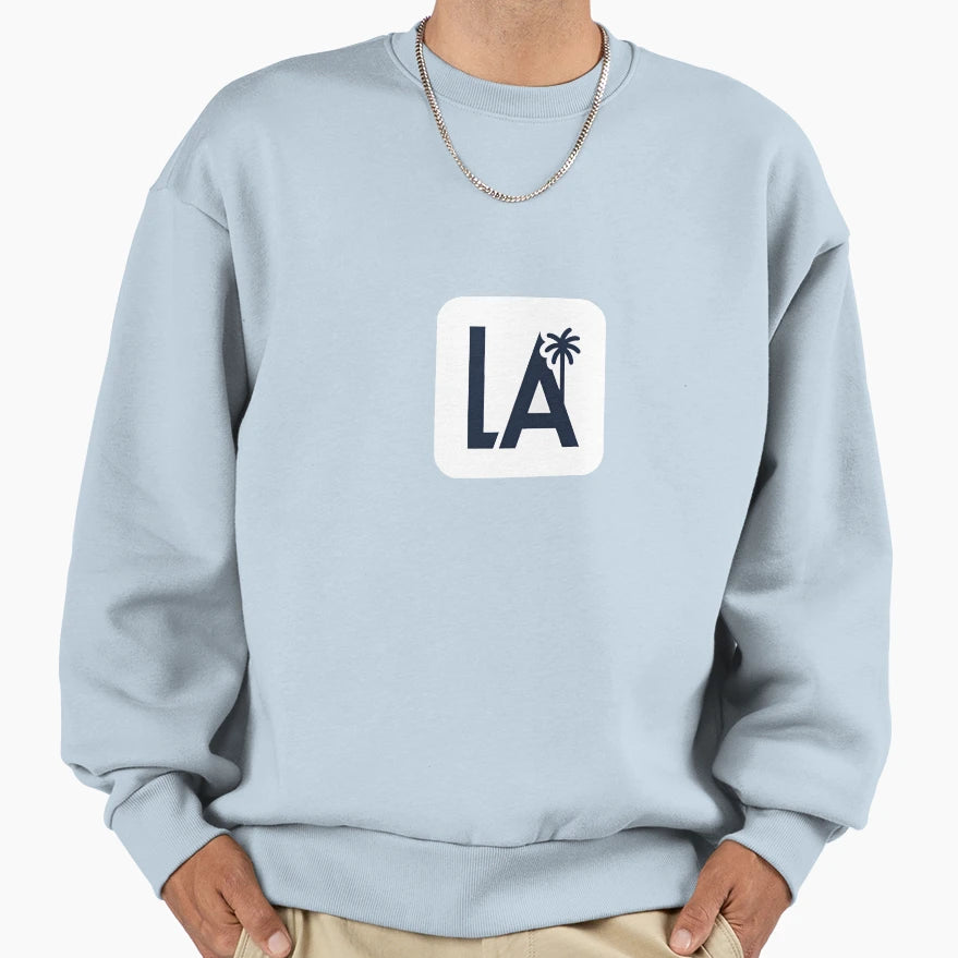 Los Angeles Sweatshirt - Minimalist Print for Adults - T-Shirt, Sweatshirt, Hoodie