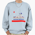 Chicago Republic Sweatshirt - Minimalist Print for Adults - T-Shirt, Sweatshirt, Hoodie