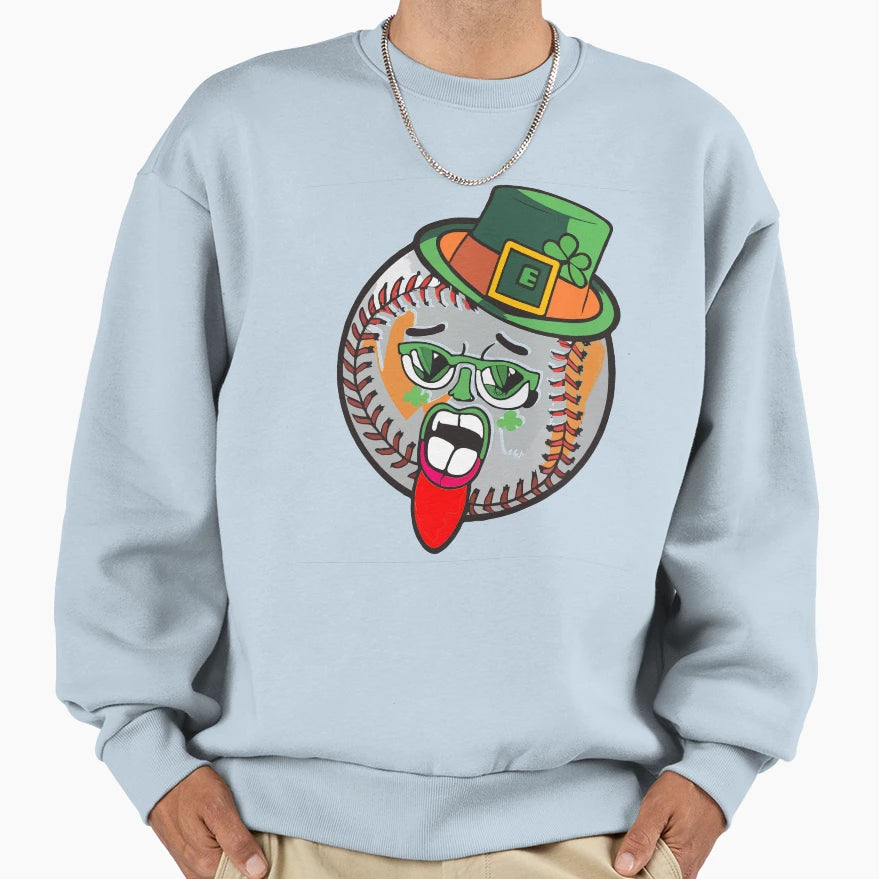Baseball St Patricks Day Ball T Shirts T-Shirt - Trendy Graphic Men Women - T-Shirt, Sweatshirt, Hoodie
