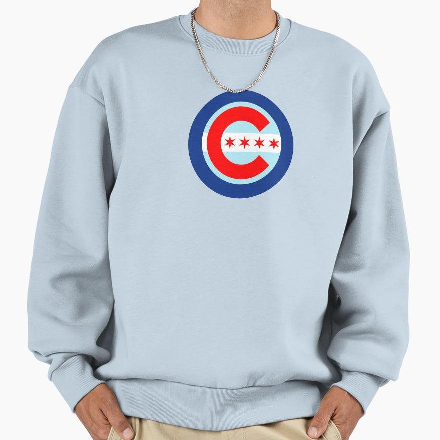 Chicago C Logo Sweatshirt - Graphic Print for Adults - T-Shirt, Sweatshirt, Hoodie