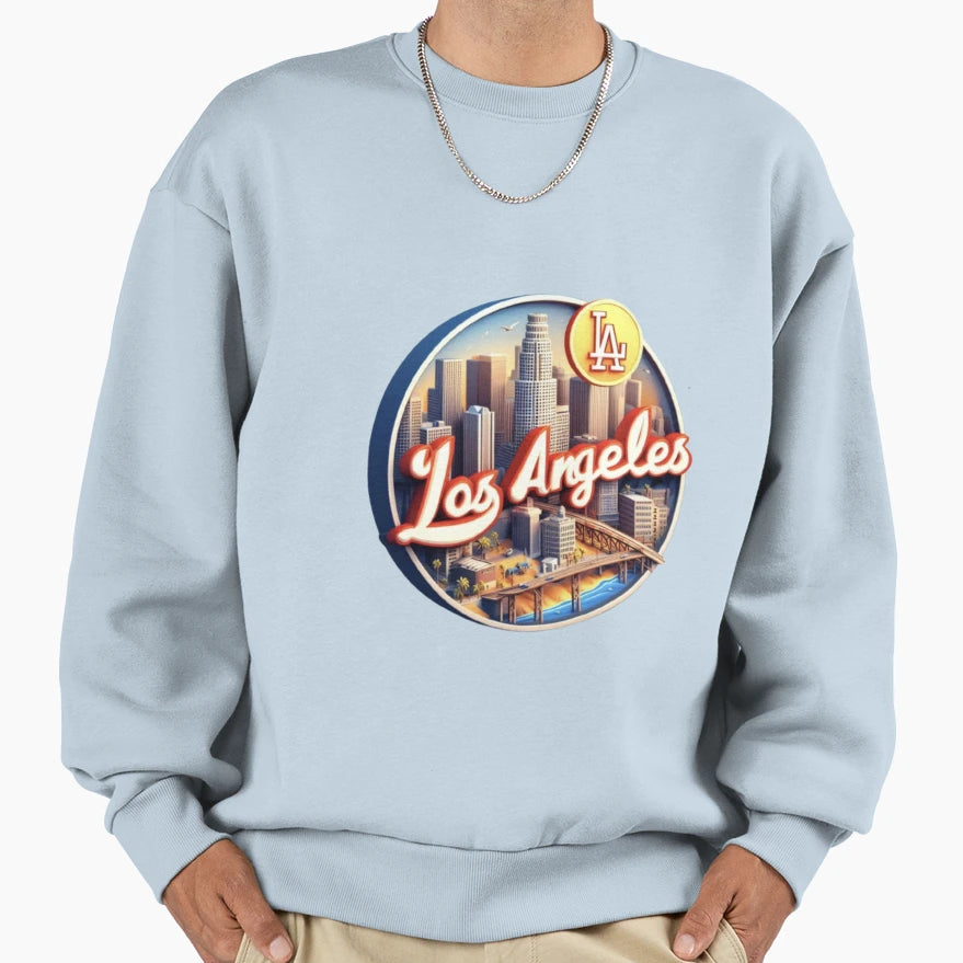 Los Angeles Tapestry Cultures Sweatshirt - Fun Novelty Design for Adults - T-Shirt, Sweatshirt, Hoodie