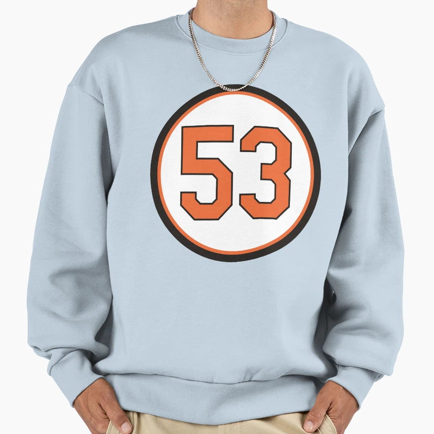 Zack Britton 53 Jersey Number Sweatshirt - Streetwear Style Unisex - T-Shirt, Sweatshirt, Hoodie