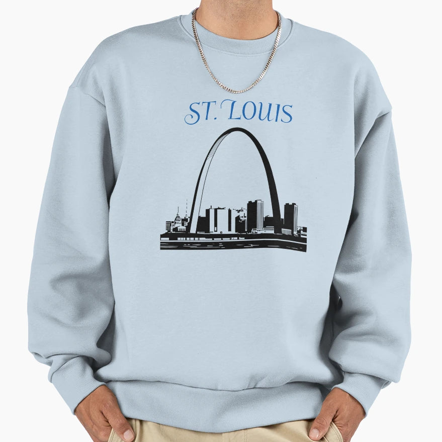 St Louis Sweatshirt - Graphic Print for Adults - T-Shirt, Sweatshirt, Hoodie