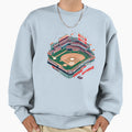 Baseball Stadium Sweatshirt - Unique Graphic Men Women - T-Shirt, Sweatshirt, Hoodie