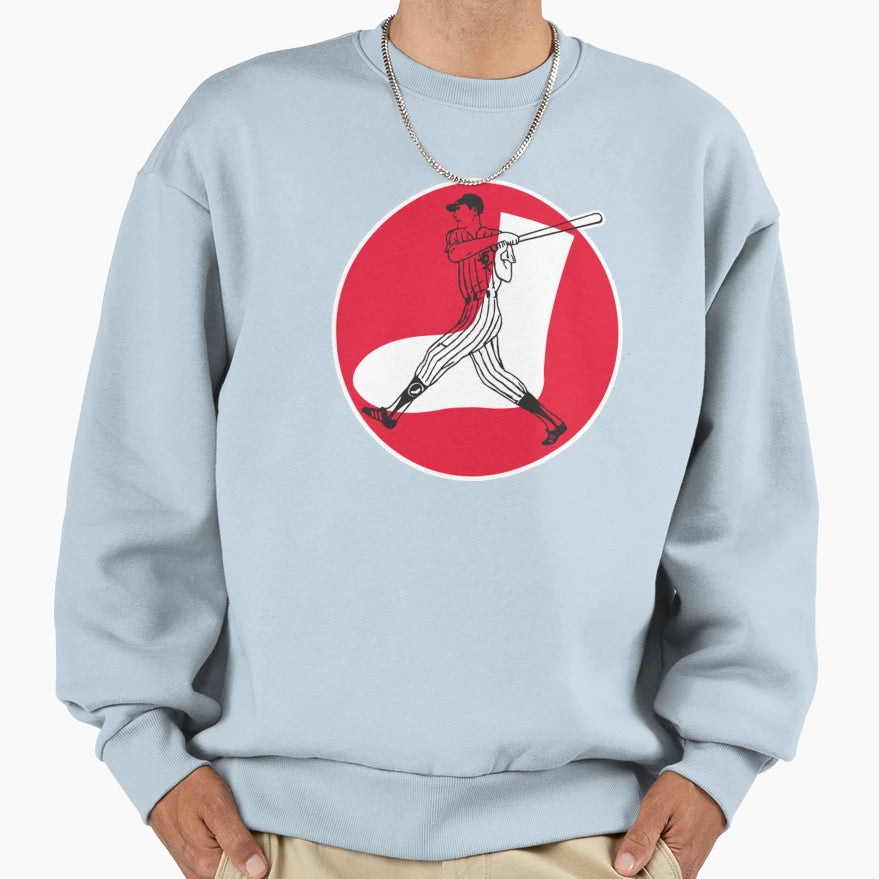 White Socks And Bater Red Circle Sweatshirt - Trendy Graphic Men Women - T-Shirt, Sweatshirt, Hoodie