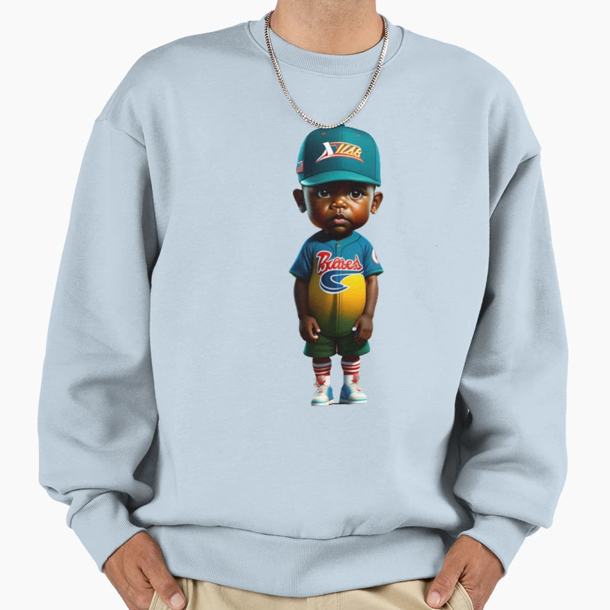 Bro Cap Sweatshirt - Aesthetic Graphic Unisex - T-Shirt, Sweatshirt, Hoodie