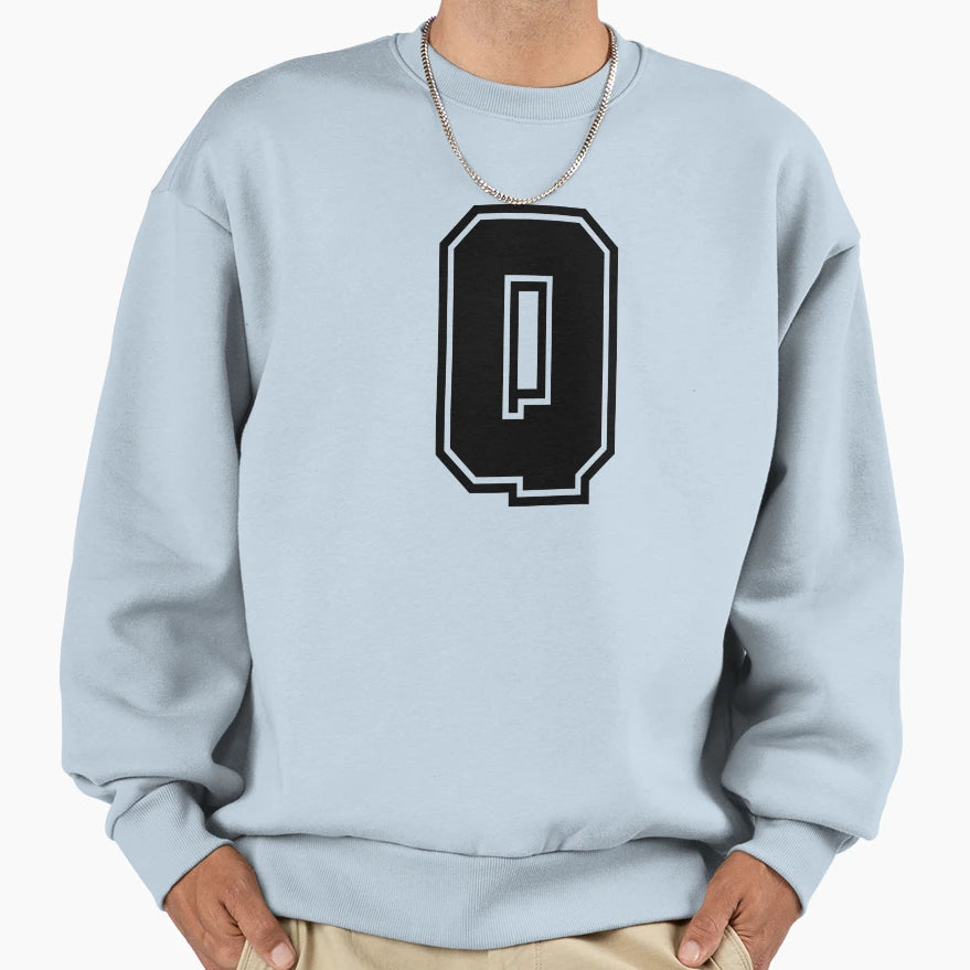 Letter Q Sweatshirt - Fun Novelty Design Unisex - T-Shirt, Sweatshirt, Hoodie