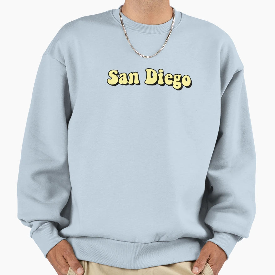 San Diego Yella Sweatshirt - Streetwear Style for Adults - T-Shirt, Sweatshirt, Hoodie