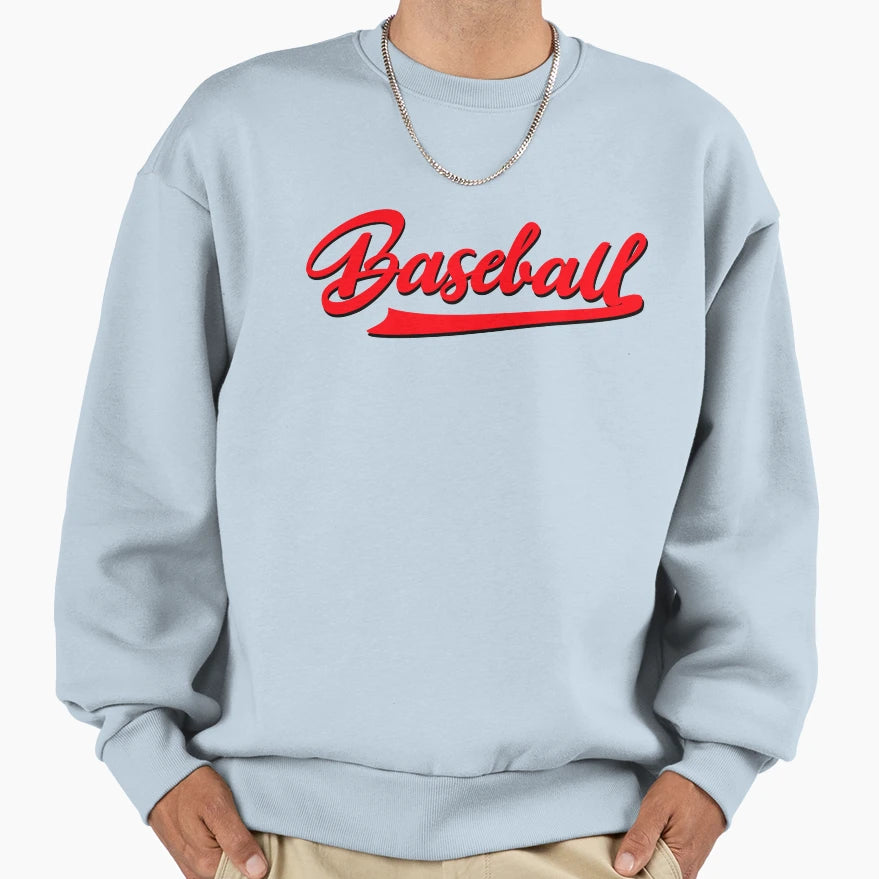 Baseball Sweatshirt - Custom Art Print Men Women - T-Shirt, Sweatshirt, Hoodie
