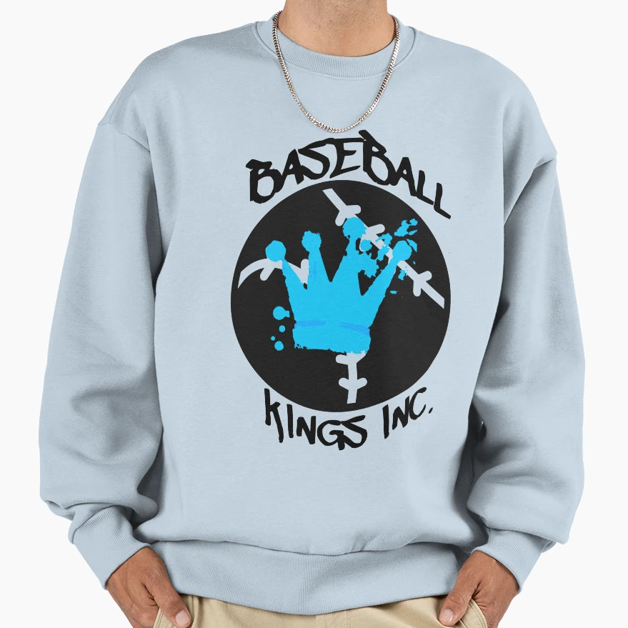 Kings Baseball Sweatshirt - Aesthetic Graphic Men Women - T-Shirt, Sweatshirt, Hoodie