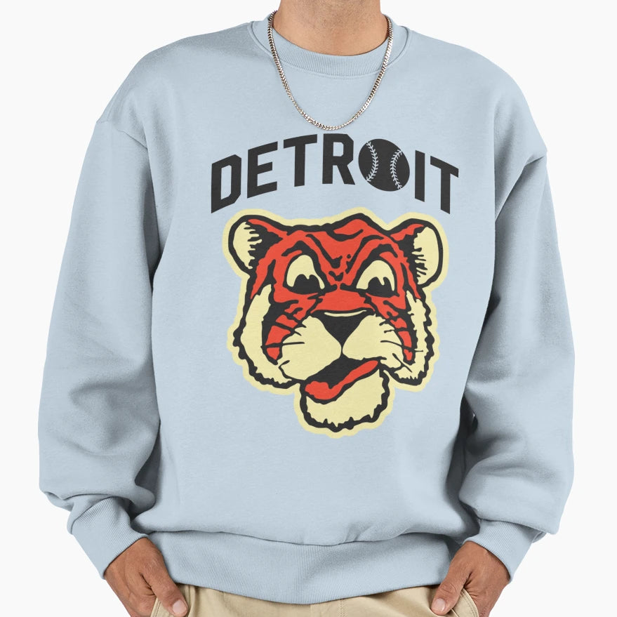 Detroit Tiger Sweatshirt - Graphic Print Men Women - T-Shirt, Sweatshirt, Hoodie