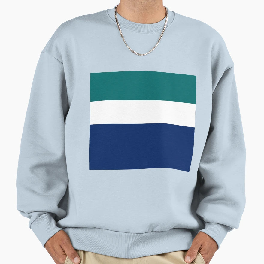 Happy Birthday Blue White Green Sweatshirt - Novelty Apparel Unisex - T-Shirt, Sweatshirt, Hoodie