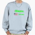 Atlanta Georgia Stylish Prints Sweatshirt - Aesthetic Graphic Unisex - T-Shirt, Sweatshirt, Hoodie