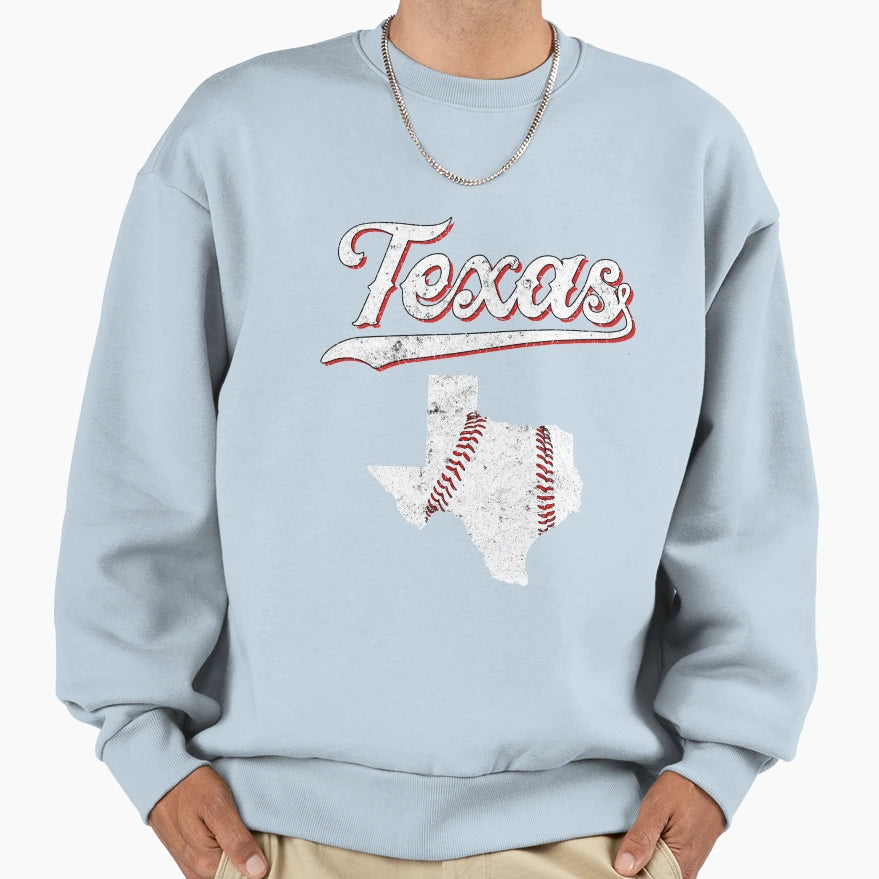 Texas Baseball Game Day Ranger Sweatshirt - Streetwear Style Men Women - T-Shirt, Sweatshirt, Hoodie