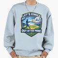 Lets Knock Out Als Baseball Sweatshirt - Trendy Graphic for Adults - T-Shirt, Sweatshirt, Hoodie