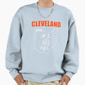 Cleveland Ohio Number 1 Football Fan Sweatshirt - Graphic Print for Adults - T-Shirt, Sweatshirt, Hoodie