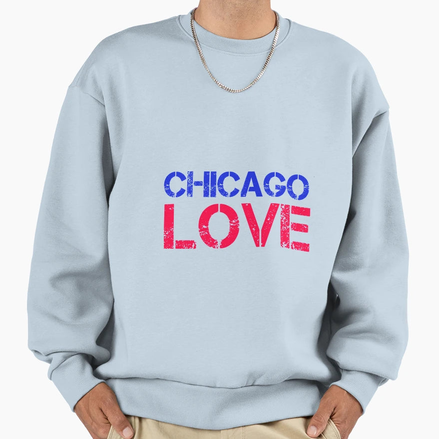 Chicago Sweatshirt - Aesthetic Graphic Men Women - T-Shirt, Sweatshirt, Hoodie