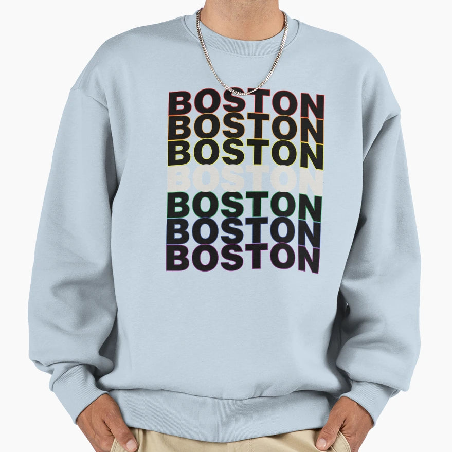 Boston Pride Sweatshirt - Casual Everyday Wear for Adults - T-Shirt, Sweatshirt, Hoodie