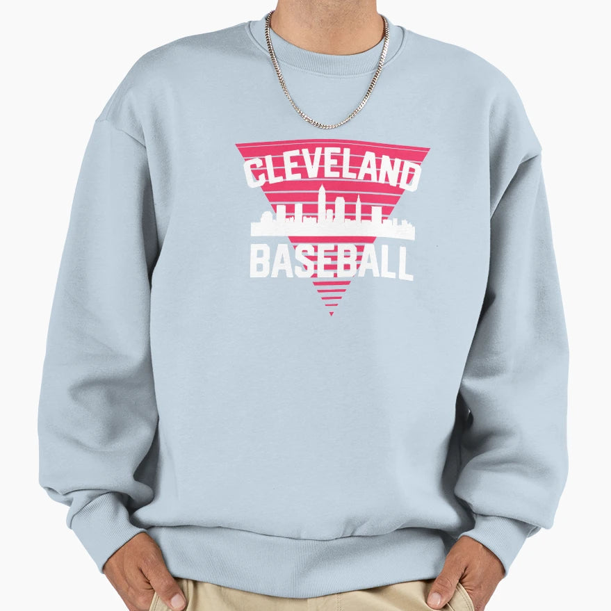 Cleveland Baseball Team Pride City Sweatshirt - Fun Novelty Design Unisex - T-Shirt, Sweatshirt, Hoodie