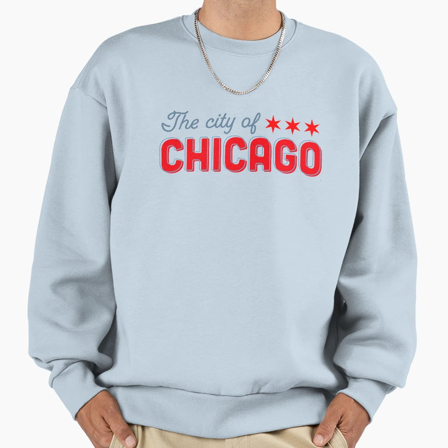Chicago Sweatshirt - Unique Graphic Men Women - T-Shirt, Sweatshirt, Hoodie