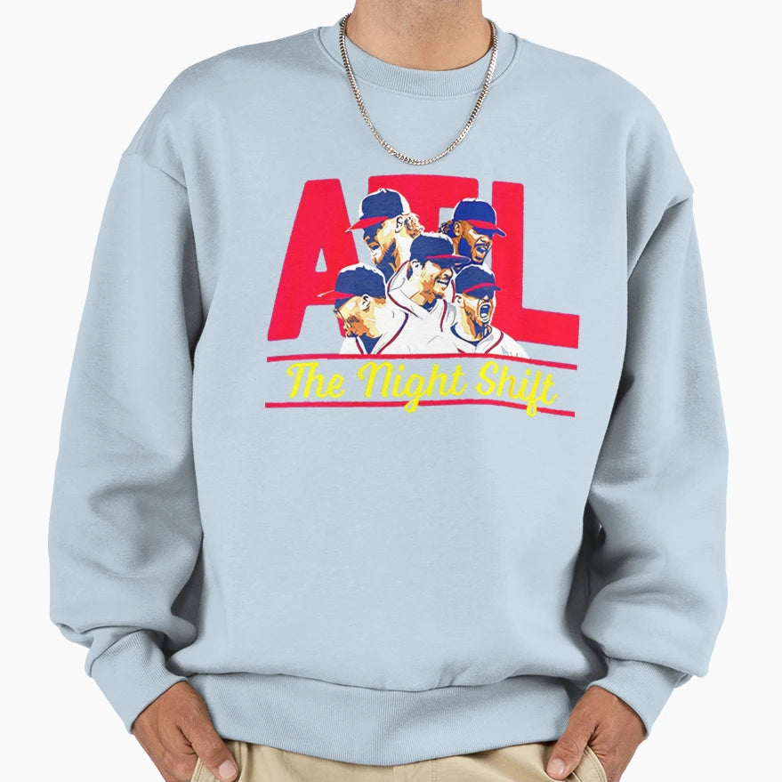 Night Shift Sweatshirt - Custom Art Print Men Women - T-Shirt, Sweatshirt, Hoodie