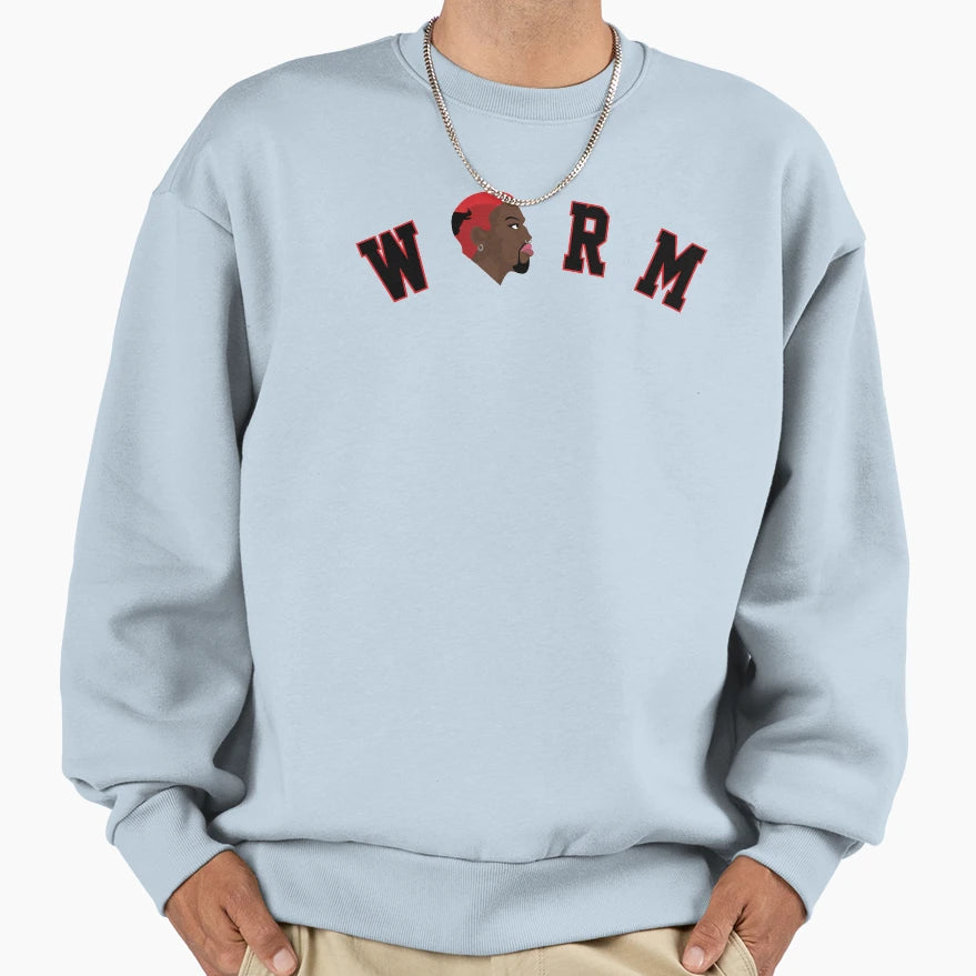 Windy City Worm Sweatshirt - Fun Novelty Design for Adults - T-Shirt, Sweatshirt, Hoodie