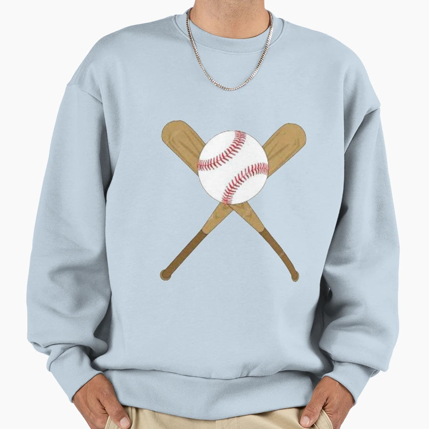 Baseball Sweatshirt - Novelty Apparel Unisex - T-Shirt, Sweatshirt, Hoodie