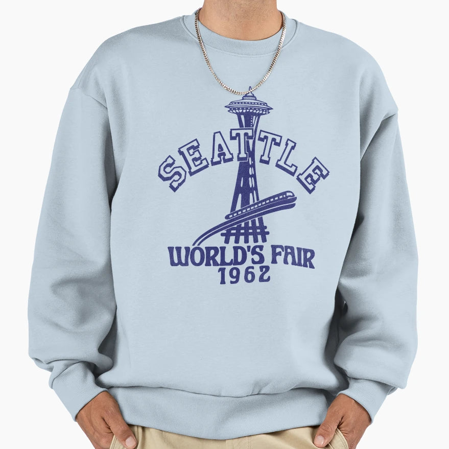 1962 Seattle Worlds Fair Sweatshirt - Novelty Apparel Men Women - T-Shirt, Sweatshirt, Hoodie