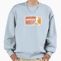 Houston Baseball Player Street Map Sweatshirt - Casual Everyday Wear Unisex - T-Shirt, Sweatshirt, Hoodie
