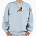 Baltimore Oriole Bird Art Sweatshirt - Minimalist Print for Adults - T-Shirt, Sweatshirt, Hoodie