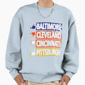 Baltimore Pro Football Funny North Sweatshirt - Minimalist Print Men Women - T-Shirt, Sweatshirt, Hoodie