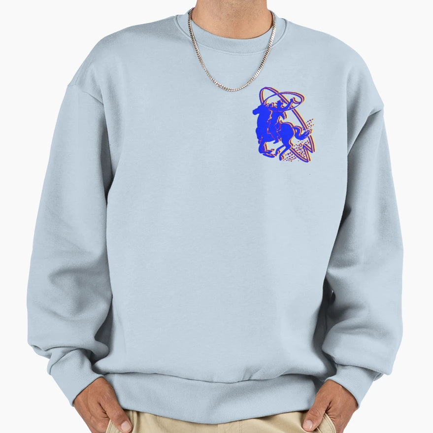 Cow Ranger Sweatshirt - Graphic Print Unisex - T-Shirt, Sweatshirt, Hoodie