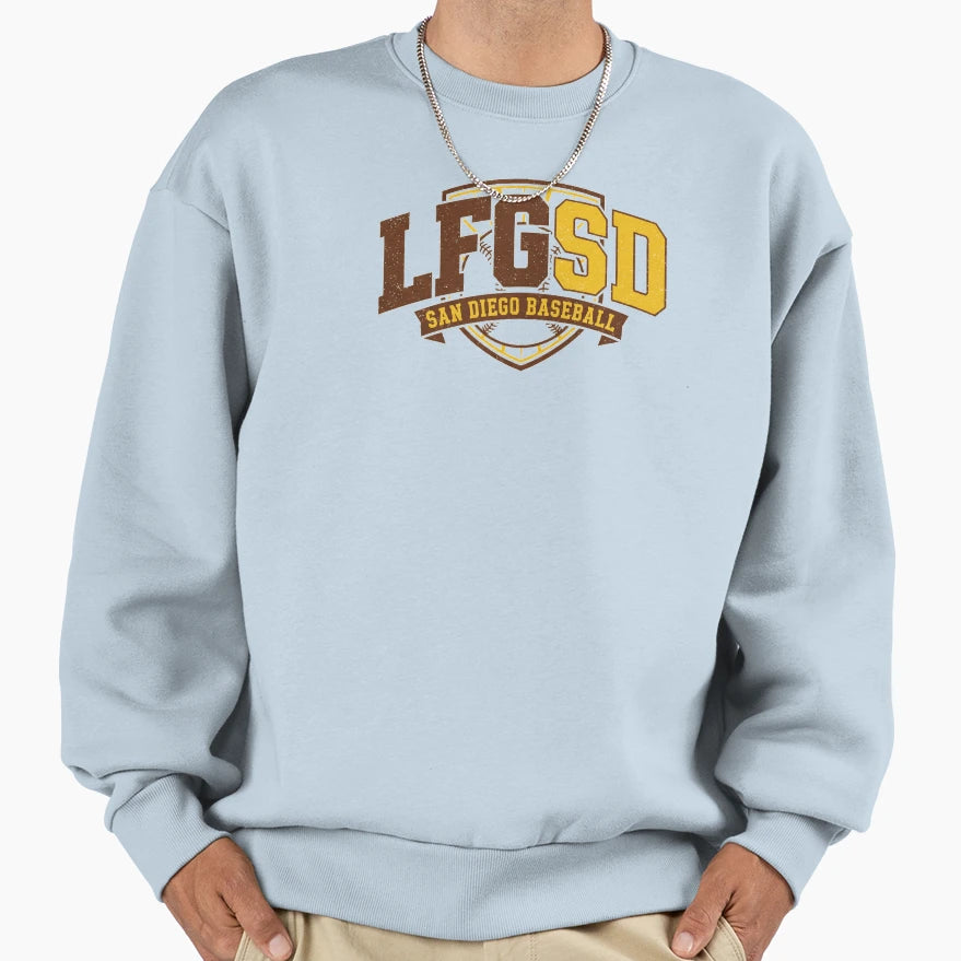 Lfgsd San Diego Baseball Sweatshirt - Novelty Apparel Men Women - T-Shirt, Sweatshirt, Hoodie