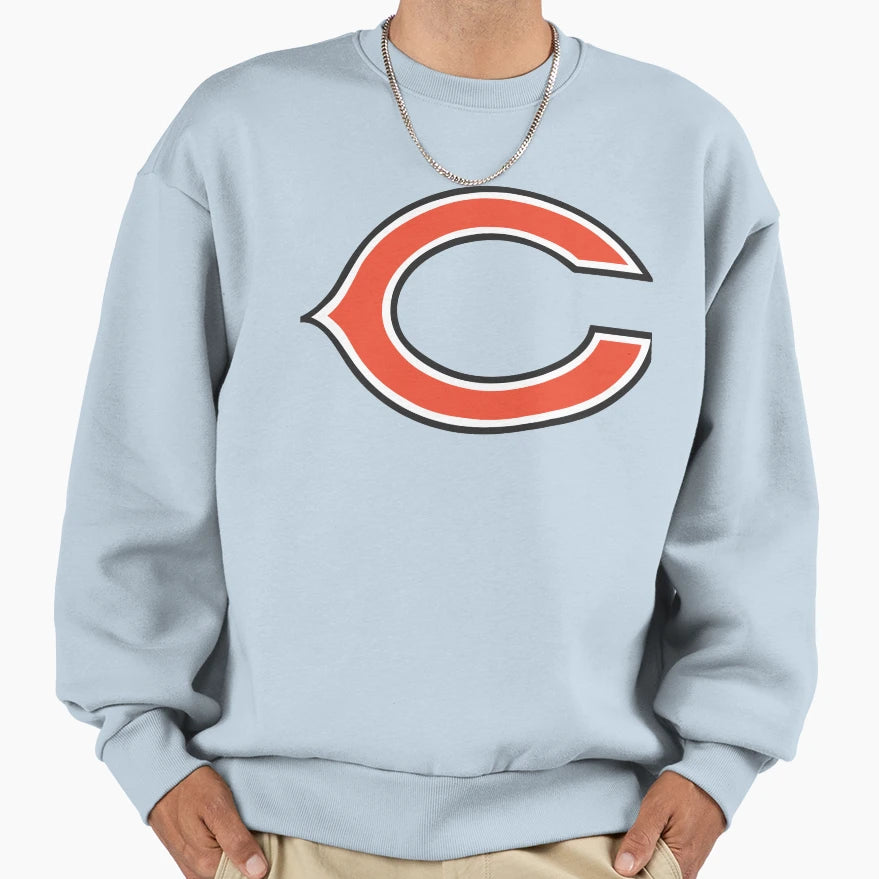 Chicago Bears Sweatshirt - Minimalist Print Unisex - T-Shirt, Sweatshirt, Hoodie