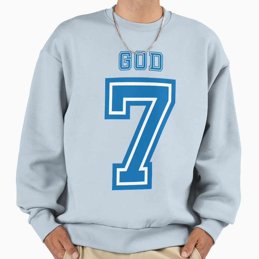 God Is Seven Sweatshirt - Aesthetic Graphic Unisex - T-Shirt, Sweatshirt, Hoodie